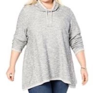 Style & Co Casual Boho Funnel Neck Sweater Size 2X